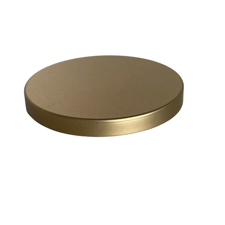 Medium Brushed Gold Flat Metal Lid (85.5 X 10MM)