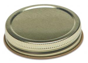 70MM Continuous Thread Gold Lid