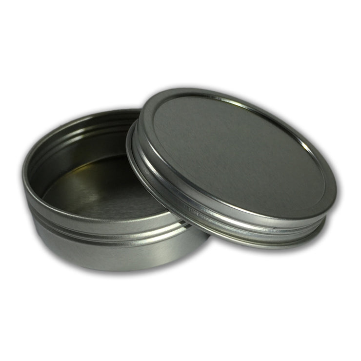 2 oz. Seamless Tin with Screw Top Lid