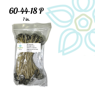 60-44-18 Paper Core- 6" PreTabbed Wick (Pack of 100)